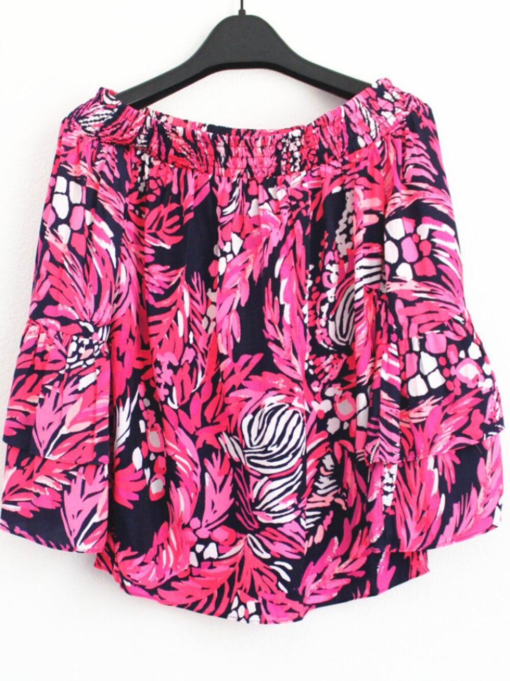 Lilly Pulitzer Tobyn A Jungle In Here Top Size XS NWOT